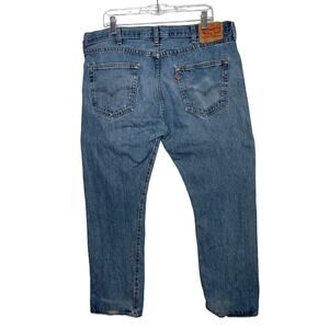 Vintage 90s Levis 501 Mens 38x29 Medium Wash 100% Cotton Straight Leg Button Fly